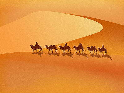 Desert camels desert