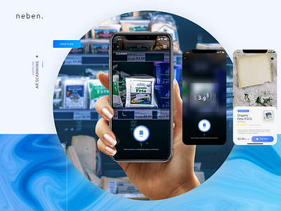 n e b e n . | AR Scanning Flow app ar augmented reality ios iphone iphonex shopping ui ux