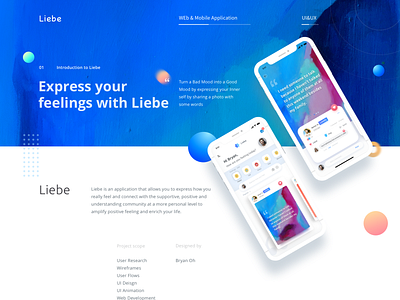 L i e b e App app clean concept creative interface design ios iphone iphonex ui ux web