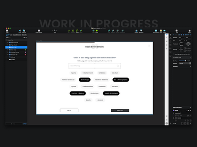 Event Platform Wireframes - WIP