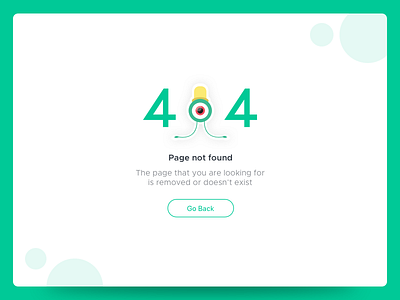 Error 404 Page - Not Found 404 character error illustration not found ui ux worm
