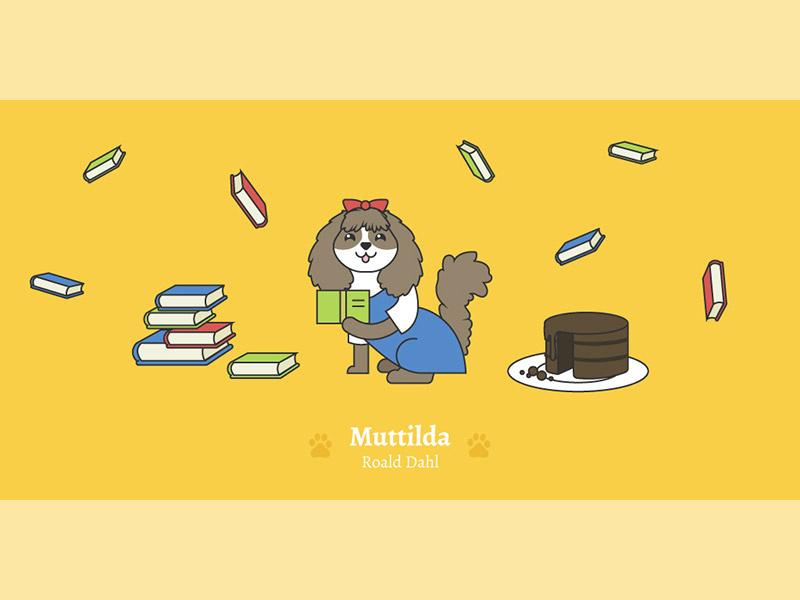 Muttilda fantasy illustrator illustrations dog dogs books