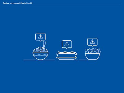 Diners survey - Toxic food delivery design flat food illustration illustrator