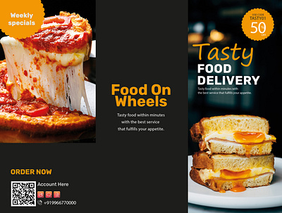 Menu Brochure brand brochure design food menu