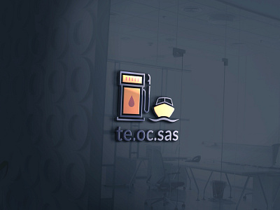 Gas Station Logo brand identity branding design icon illustrator instagram logo minimalistic ui vector