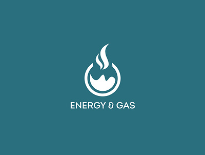 Energy & Gas Logo brand identity branding design icon illustrator logo minimal minimalistic ui vector