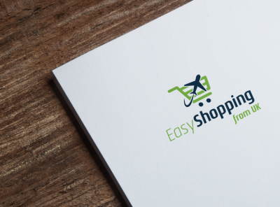 Easy Shopping logo background branding design icon illustrator instagram template logo minimal minimalistic vector