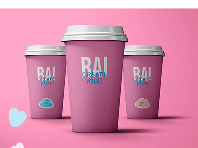 paper cup branding design graphic design illustration logo typography vector