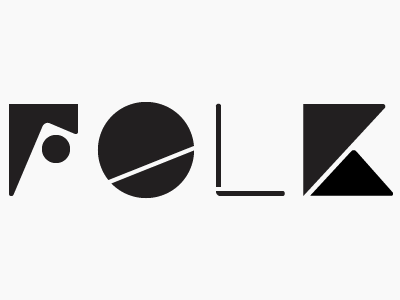 Folk final architects black custom folk type typography white