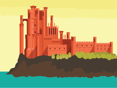 Castles Collection : Kings Landing castles game of thrones kings landing lannister red keep