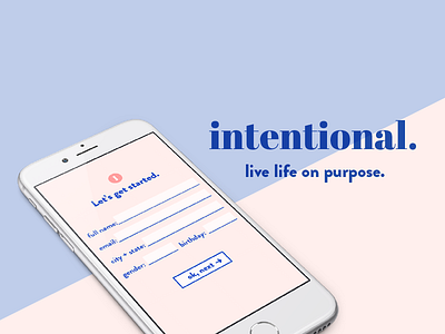 Intentional. Part 1 goal goal app intentional lists planner app task app tasks to do list