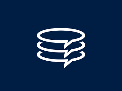 TeamData Logo data database logo sharing speech speechbubble tech