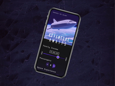 Space Shuttle App 🚀✨ design space ui