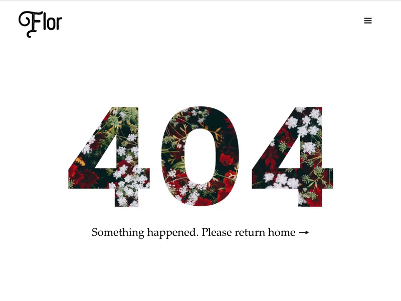 404 Page - Live Website dailyui webflow