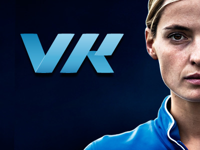 VK face logo symbol