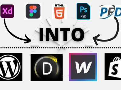 convert fimga, xd ,pdf ,psd to wordpress  |  divi  |  webflow  |