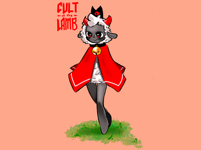 Cult of the Lamb cultofthelamb digitalart