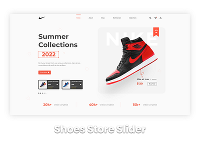 Slider Design for Shoes Store