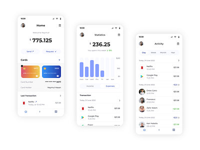 Banking App UI Design