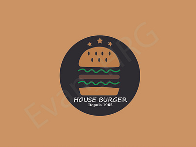 Logo House burger