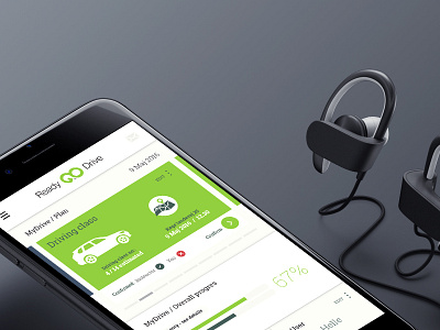 Ready Go Drive app digitaldesign ui ux