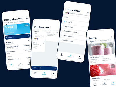 The grocery store app concept app color concept grocery mobile mobile app store ui ux