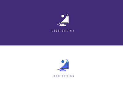 Computer logo design template branding design graphic design logo template ui vector