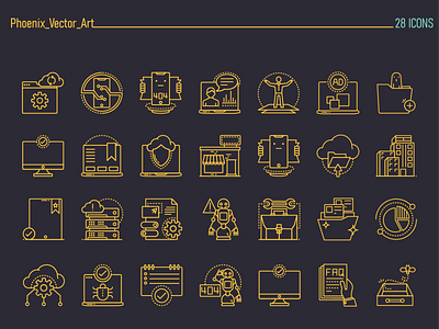 UI and Interface icon set