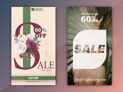 Sale Offer Social media Instagram Story Template