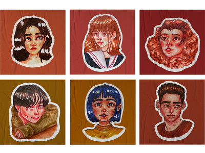 Stickers (Red)
