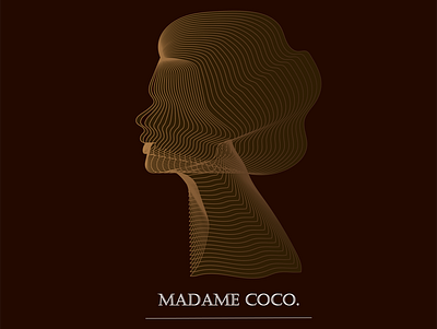 Madame Coco design illustration logo vector