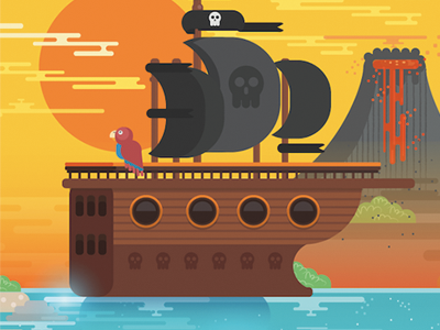 For Pirate Ship Game game hijacker parrot pirate ship