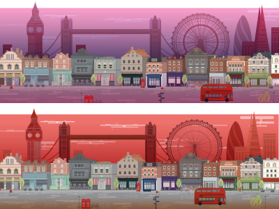 London project - part II big ben bus clock england flat house london store tower tree uk