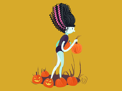 Happy Halloween character costume frankenstain halloween monster pumpkin