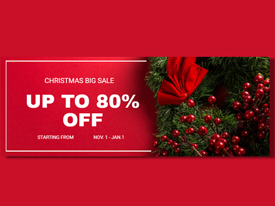 Christmas Sale Banner