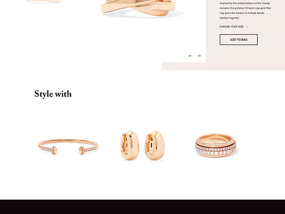 Maison Clair Jewelry Product Page With Video Preview by Alla Kavalerova ...