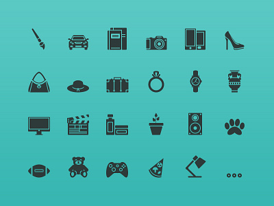 64px Icons art auto bags beauty books camera categories category cell phone computer food games garden glyph hat icon icons jewelry movie music office pets shoes shopping sports sports toys toys watches