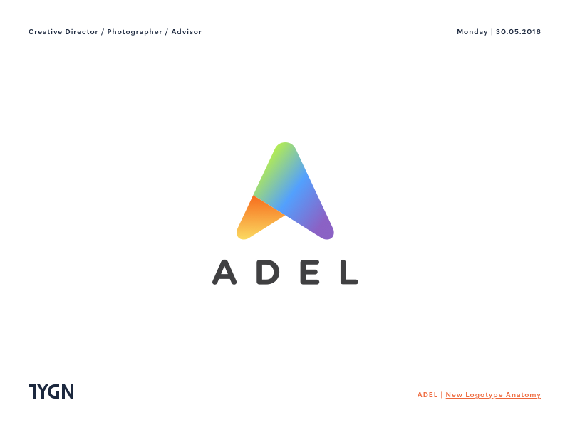 Adel - New Logotype Anatomy adel tasarım grafik a symbol mark icon logo taygun london istanbul turkey