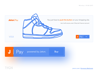 Jeton - Payment Method button grafik istanbul jeton logo london method pay payment tasarım taygun turkey