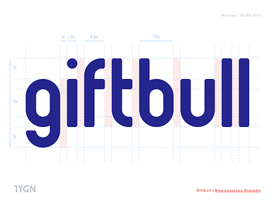Giftbull - New Logotype Anatomy card gift grafik istanbul logo logotype london symbol tasarım taygun turkey type