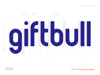 Giftbull - New Logotype Anatomy