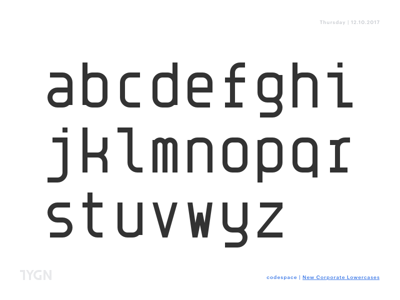Codespace - New Corporate Font Family blue code font grafik istanbul london monospace symbol tasarım taygun turkey type