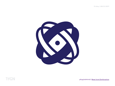 Phygitalmind - Icon Exploration grafik instore istanbul logo london mark molecule science symbol tasarım taygun turkey