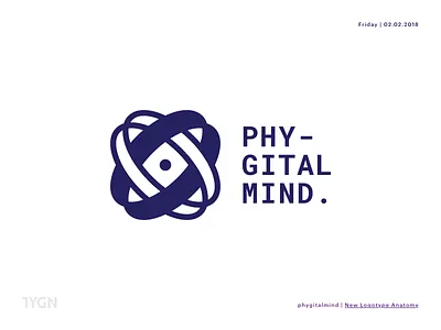 Phygitalmind - New Logotype Anatomy digital grafik istanbul logo london mark monospace retail symbol tasarım taygun turkey