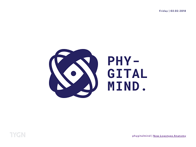 Phygitalmind - New Logotype Anatomy digital grafik istanbul logo london mark monospace retail symbol tasarım taygun turkey