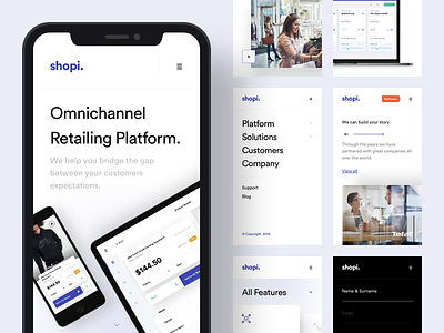 Shopi Hq - New Website / Mobile Version design interface interface design istanbul landing logo menu mobile mobile app platform product shop taygun ui ux