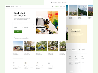 Outdoorsy - New Landing Page Concept