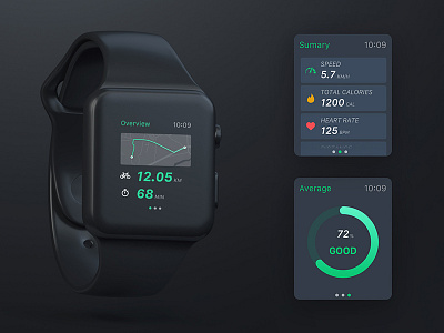 Smart watch app Concept apple concept smart watch