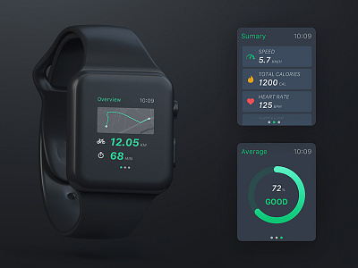 Smart watch app Concept