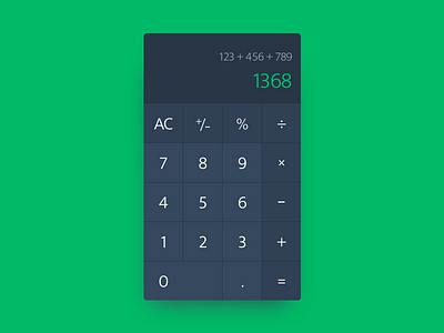 UI Challenge - Calculator